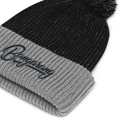 Bangarang Script Logo Pom-Pom Beanie | Bangarang