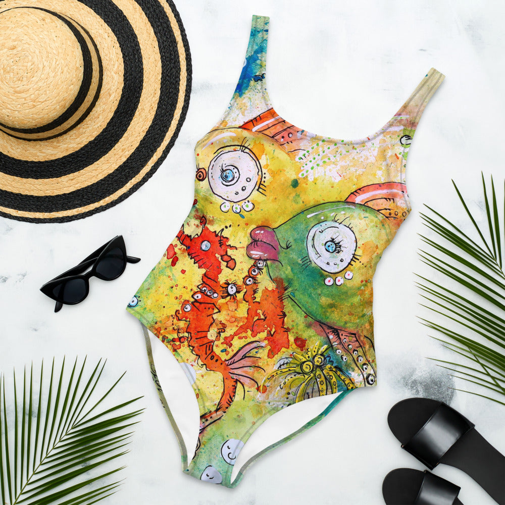 "Current" One-Piece Swimsuit | Tinybrush