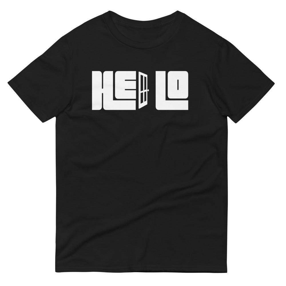 'HELLO' Benefit Show Unisex T-Shirt | Donationwear