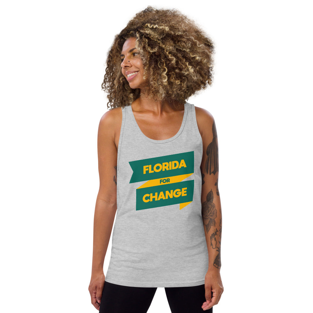 Florida for Change Logo Unisex Tank Top | FFC