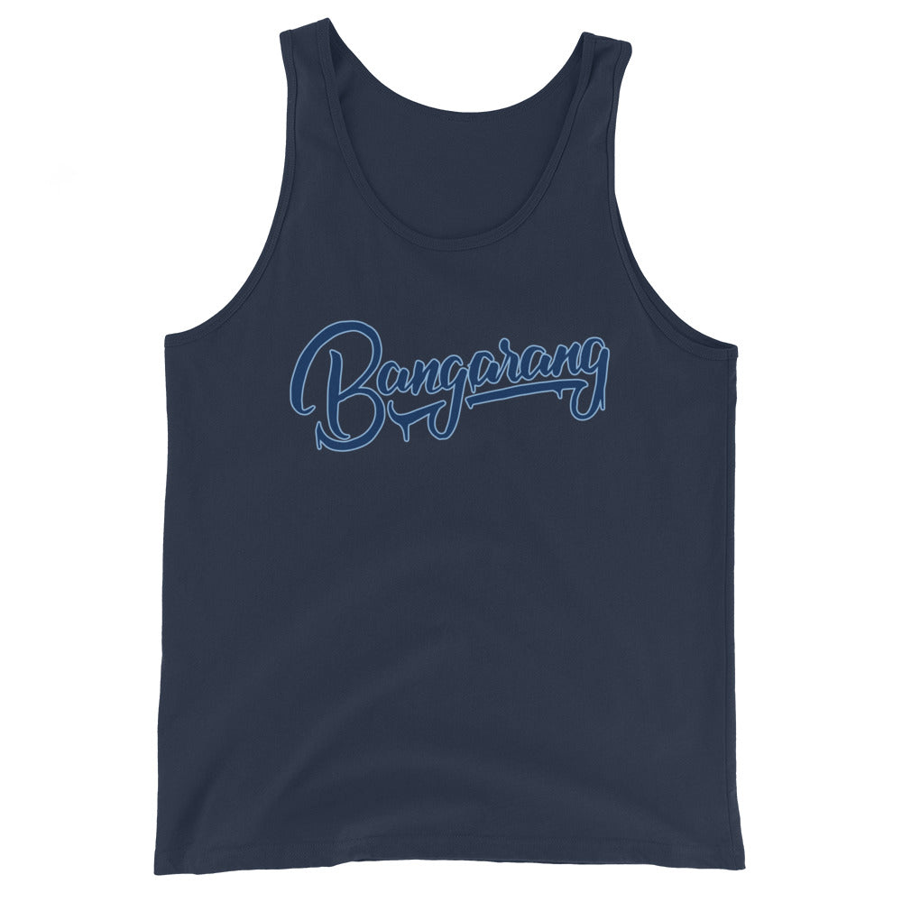 Bangarang Script Logo Unisex Tank Top | Bangarang