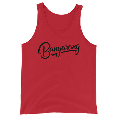 Bangarang Script Logo Unisex Tank Top | Bangarang