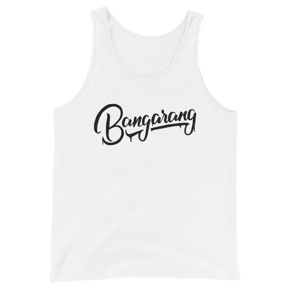 Bangarang Script Logo Unisex Tank Top | Bangarang