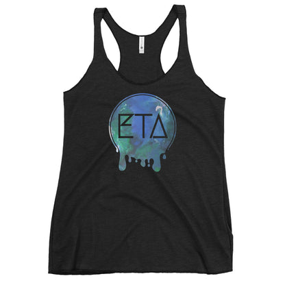 ETA Drip Logo Racerback Tank Tops | Emily Tan Art
