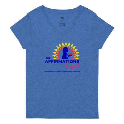 Women’s Recycled V-Neck T-Shirt | The Affirmations Project