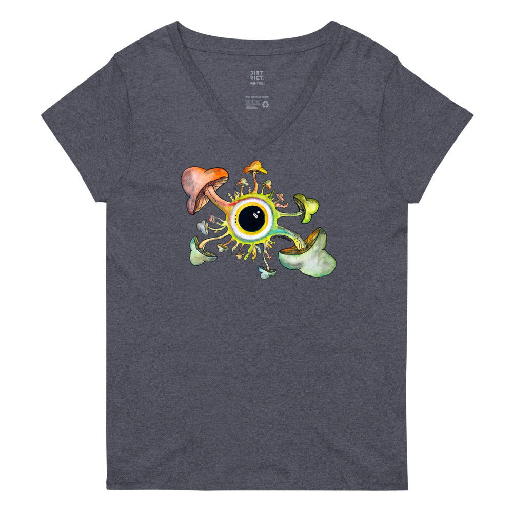 "Musheye" Women’s Recycled V-Neck | Tinybrush