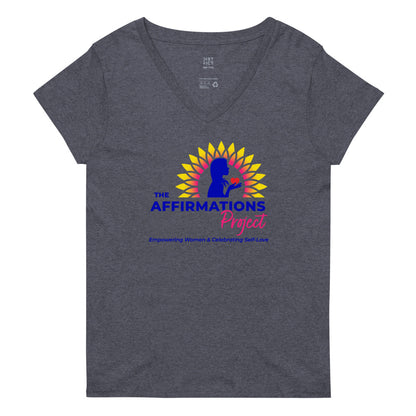 Women’s Recycled V-Neck T-Shirt | The Affirmations Project