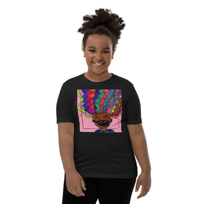 "Crazy Hair" Youth T-Shirt | Aaliyah D.