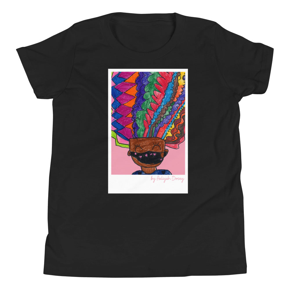 "Crazy Hair" v2 Youth T-Shirt | Aaliyah D.