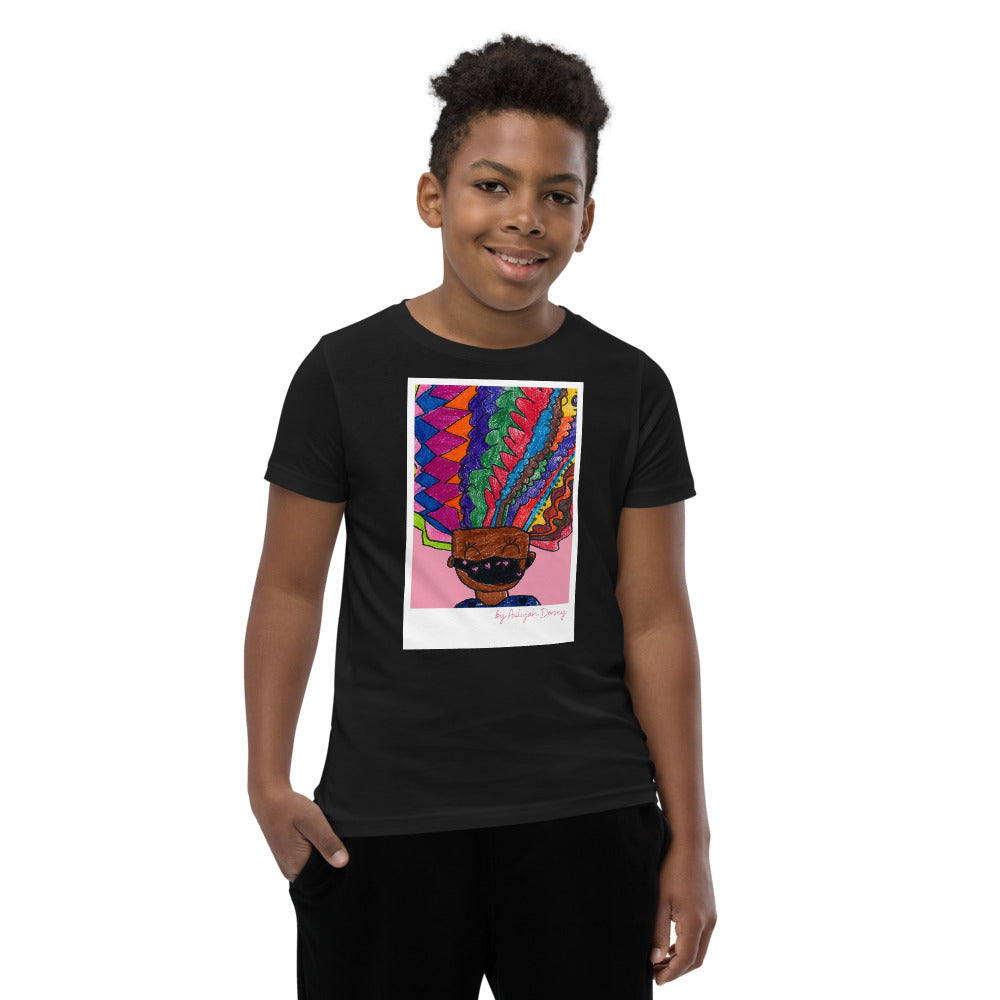 "Crazy Hair" v2 Youth T-Shirt | Aaliyah D.