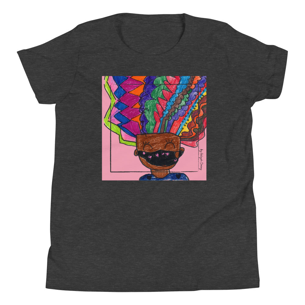 "Crazy Hair" Youth T-Shirt | Aaliyah D.