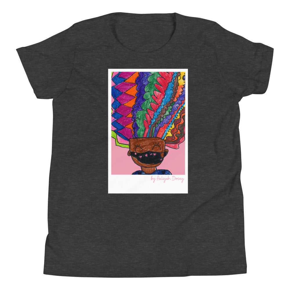 "Crazy Hair" v2 Youth T-Shirt | Aaliyah D.