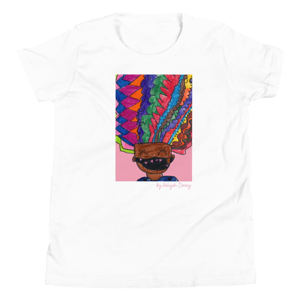 "Crazy Hair" v2 Youth T-Shirt | Aaliyah D.